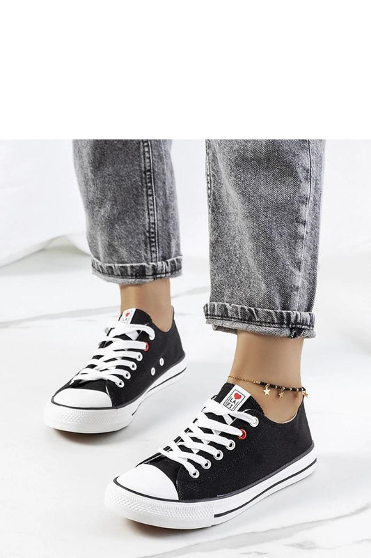   Czarne klasyczne trampki damskie Kolind - Solea 