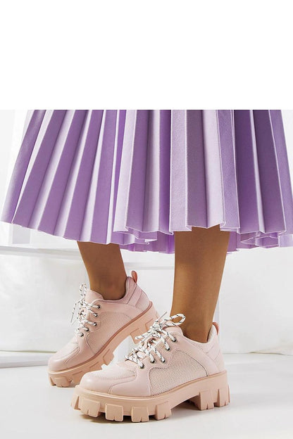  Różowe sneakersy damskie Bernic - Solea 