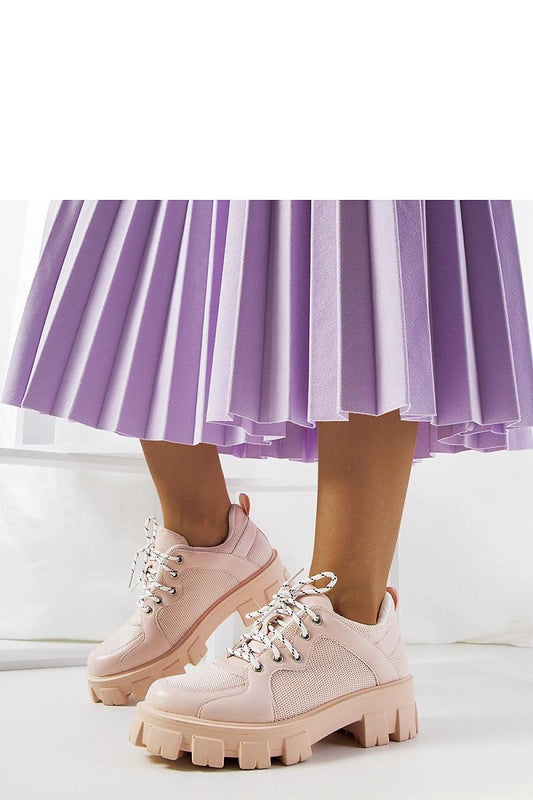   Różowe sneakersy damskie Bernic - Solea 