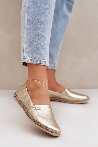   Espadryle Model Zazoo 10177 Gold - Step in style 
