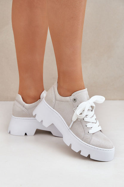   Buty Sportowe Model CheBello 4632 Silver - Step in style 