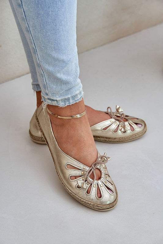   Baleriny Model Zazoo 10179 Gold - Step in style 