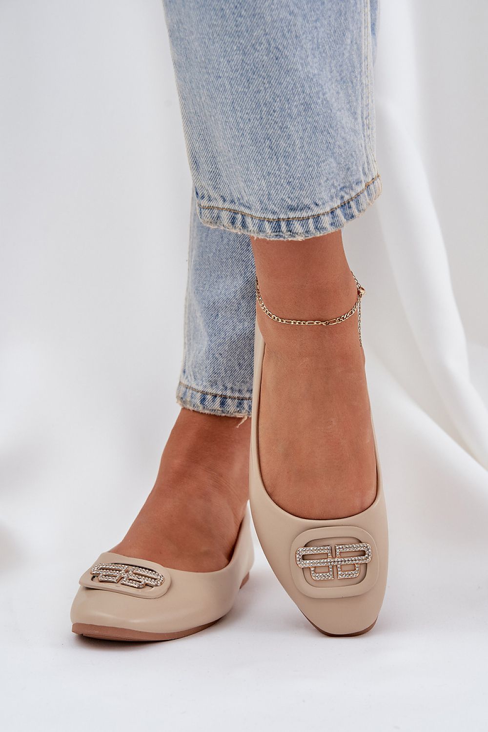   Baleriny Model Ainoria ZA58P Beige - Step in style 