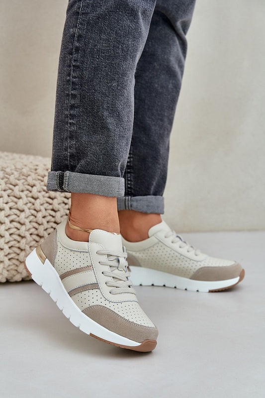   Buty Sportowe Model Norlexia 25SP32-8485 Beige - Step in style 