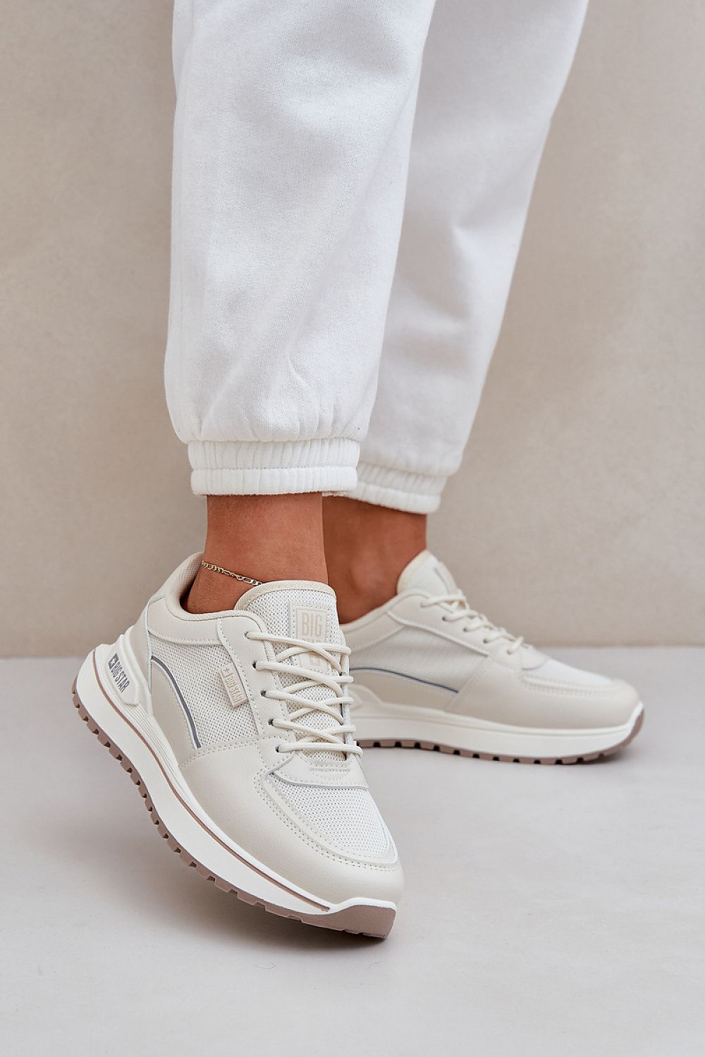   Buty Sportowe Model Big Star NN274A088 Light Beige - Step in style 