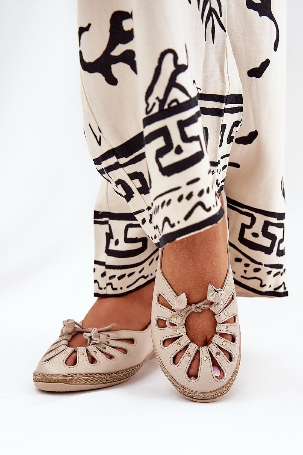   Baleriny Model Zazoo 10179 Beige - Step in style 