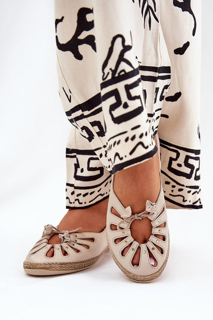   Baleriny Model Zazoo 10179 Beige - Step in style 