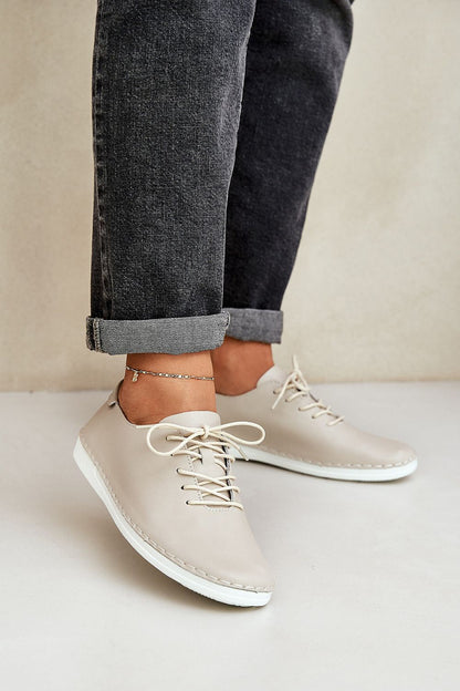   Półbuty Model DA LR51-645 Beige - Step in style 