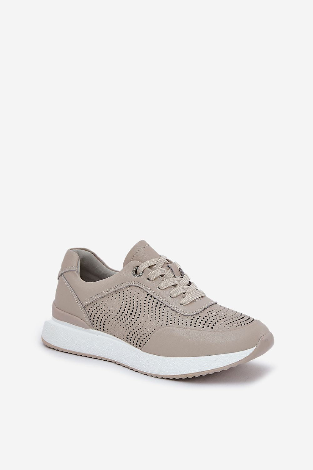   Buty Sportowe Model S.Barski LR51-551 Beige - Step in style 