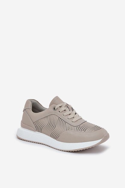   Buty Sportowe Model S.Barski LR51-551 Beige - Step in style 
