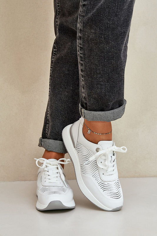   Buty Sportowe Model S.Barski LR51-551 White - Step in style 