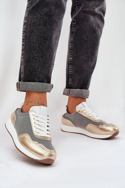   Buty Sportowe Model DA LR51-847 Gold - Step in style 