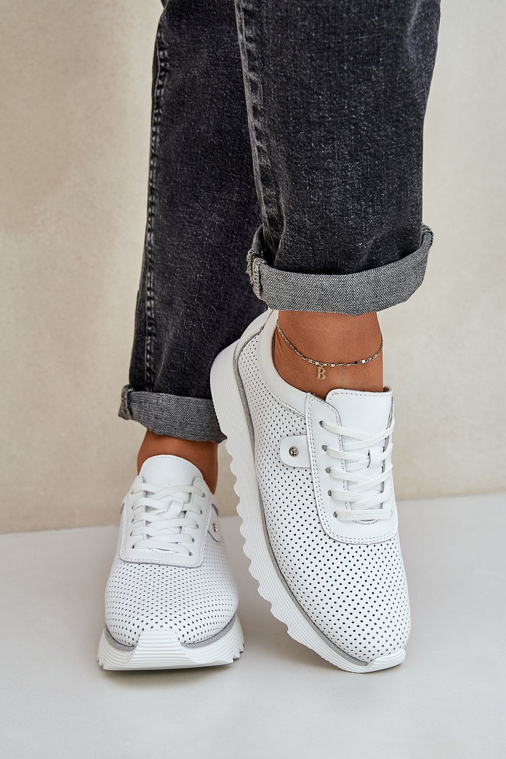   Buty Sportowe Model DA LR51-629 White - Step in style 