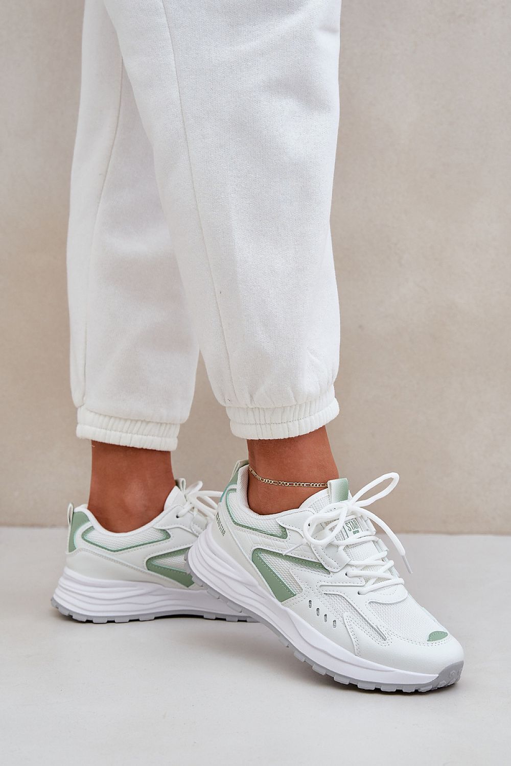   Buty Sportowe Model Big Star NN274A095 HI-POLY SYSTEM White/Green - Step in style 