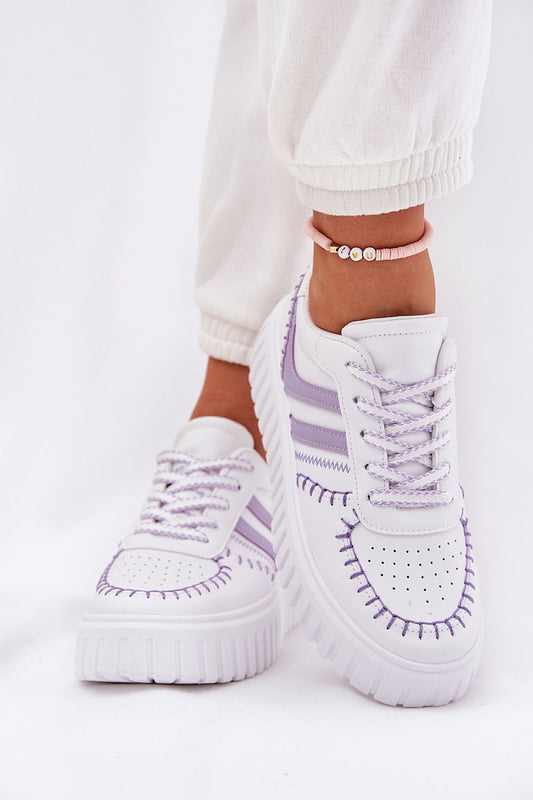   Buty Sportowe Model Ofenale B0-158 Violet - Step in style 