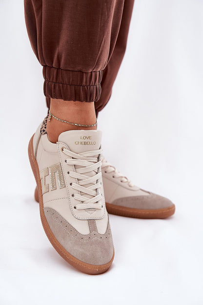   Buty Sportowe Model CheBello 4640 Beige - Step in style 