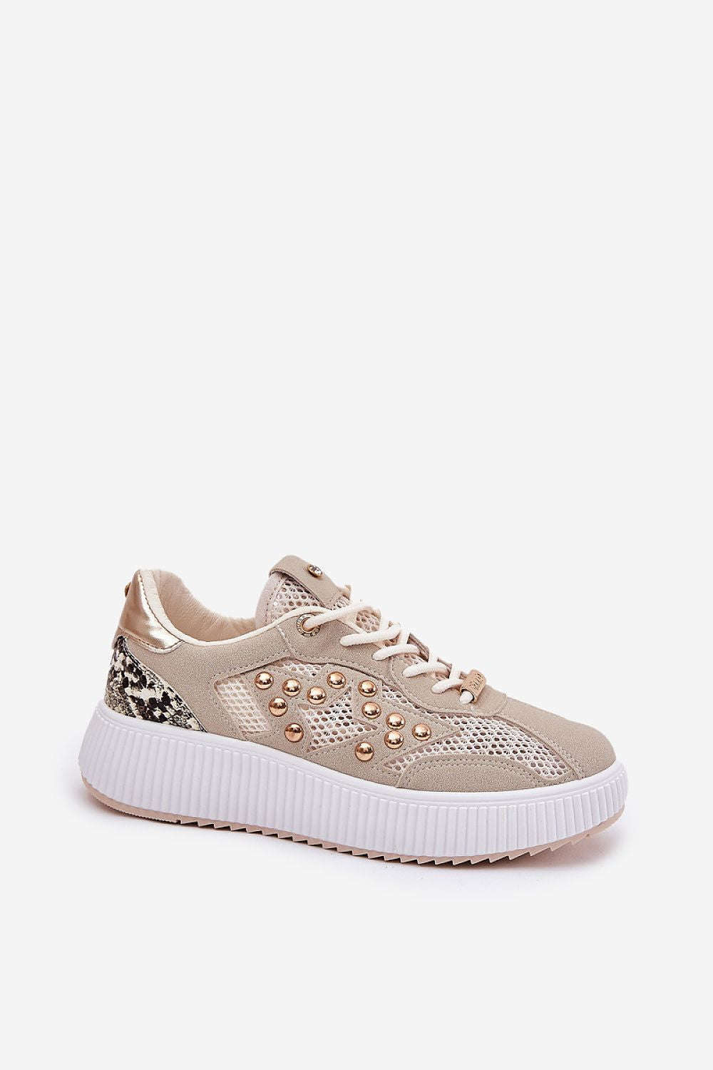   Buty Sportowe Model Ogalda YY-157 Beige - Step in style 