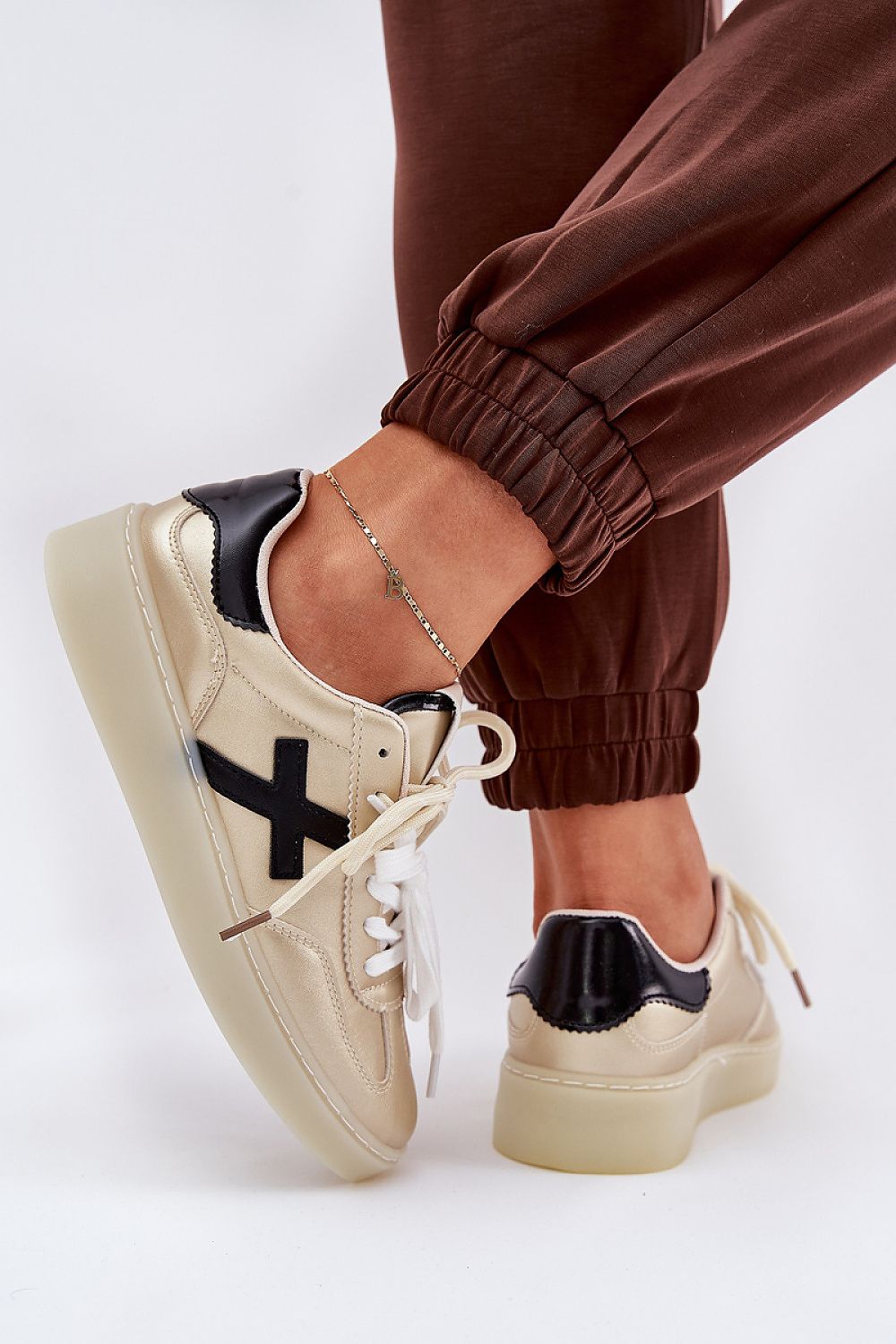   Buty Sportowe Model Zelevelis C2051-4 Gold - Step in style 