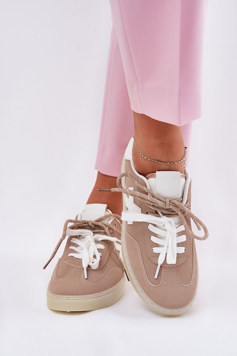   Buty Sportowe Model Zelevelis C2051-6 Beige - Step in style 