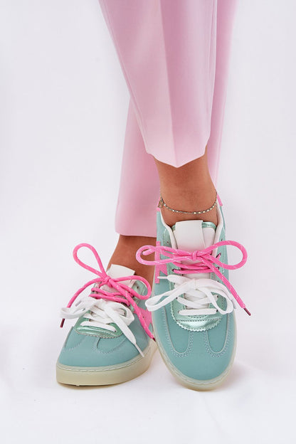   Buty Sportowe Model Zelevelis C2051-7 Mint/Pink - Step in style 