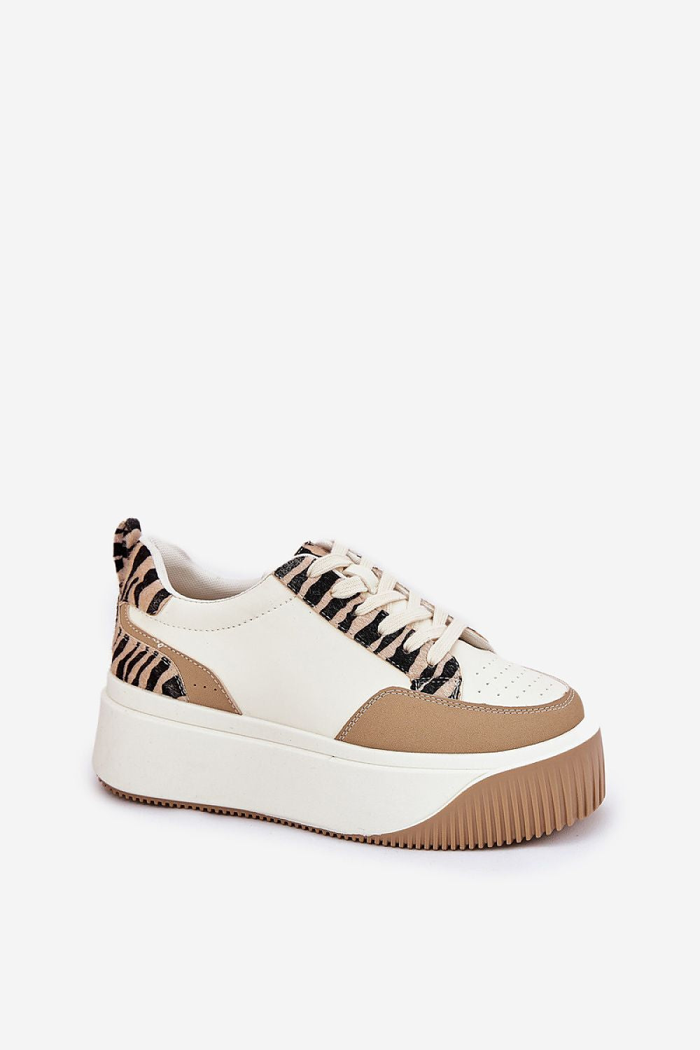   Buty Sportowe Model Tamorniel PL359 Zebra Beige - Step in style 