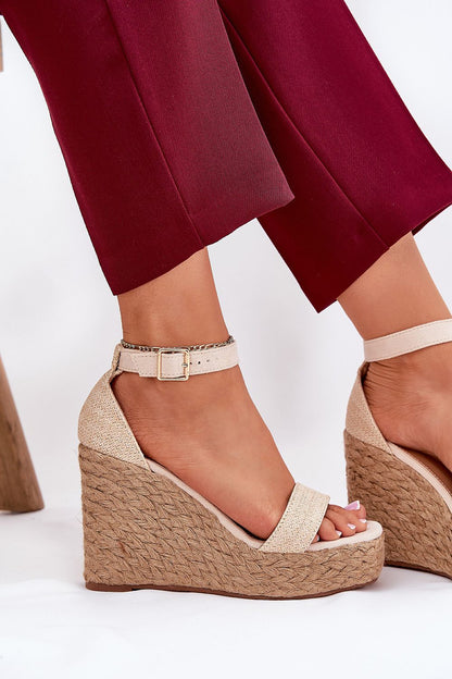  Sandały Model Adelio 5921 Beige - Step in style 