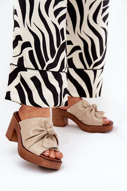  Sandał Klapki Model Kikilla RMR23126-8 Beige - Step in style 