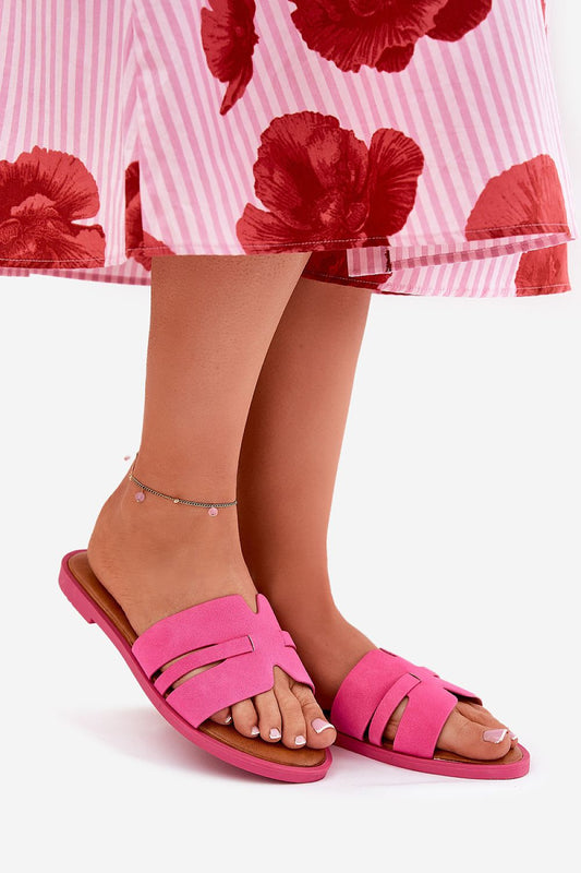  Sandał Klapki Model Teterre M36 Fuksja - Step in style 