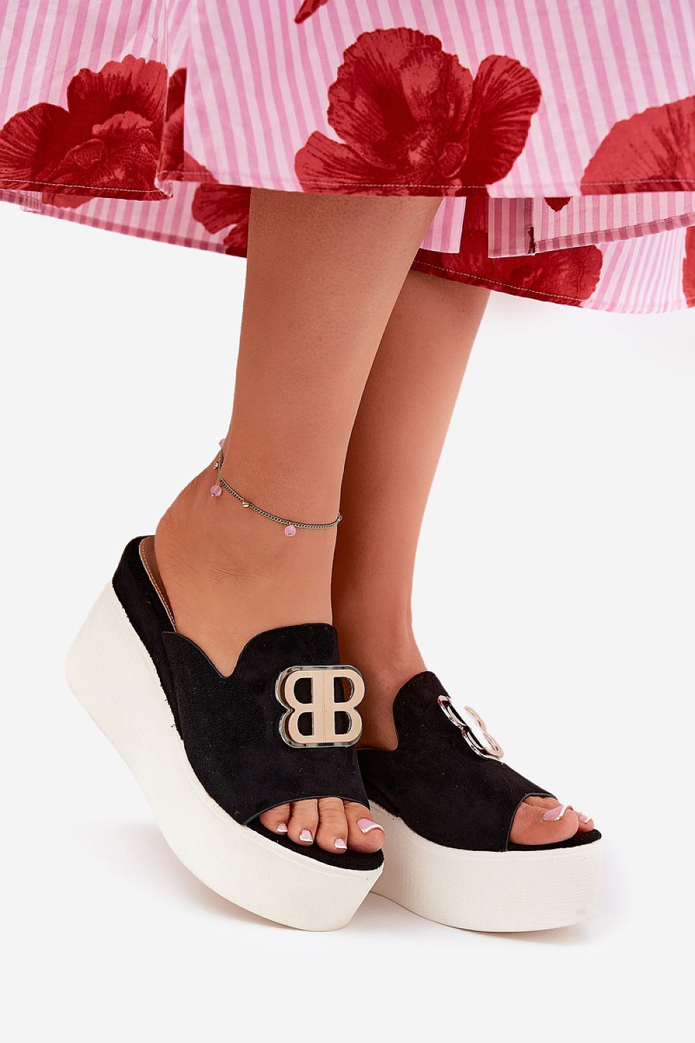  Sandał Klapki Model Tanonea 2283 Black - Step in style 