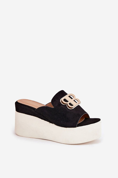  Sandał Klapki Model Tanonea 2283 Black - Step in style 