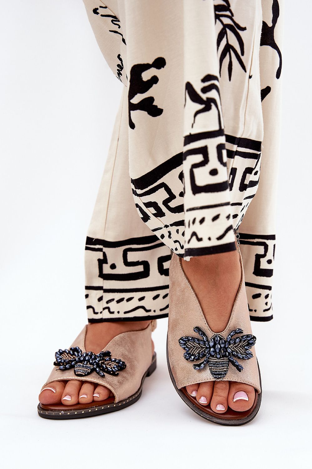  Sandały Model Russona RMR2060-22 Pink Gold - Step in style 