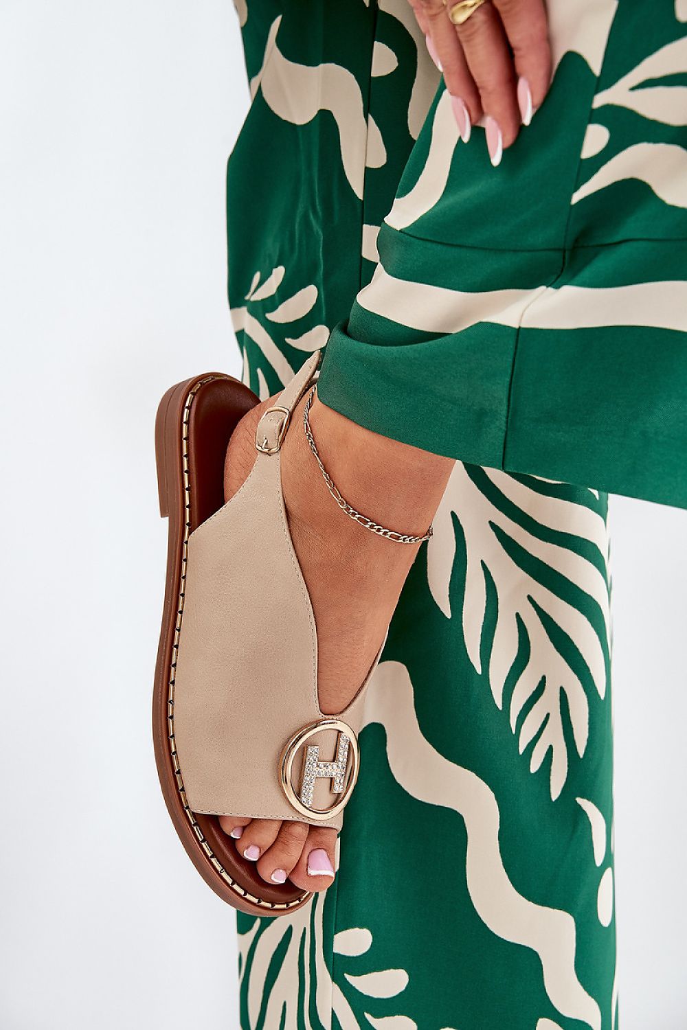  Sandały Model Iseliria A8229 Beige - Step in style 