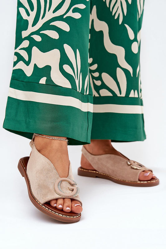  Sandały Model Haliones A8230 Beige - Step in style 