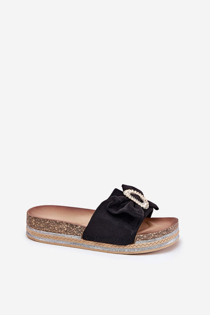  Sandał Klapki Model Lenela M535 Black - Step in style 