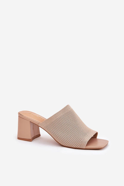  Sandał Klapki Miodel Wenilan FY35-1 Beige - Step in style 