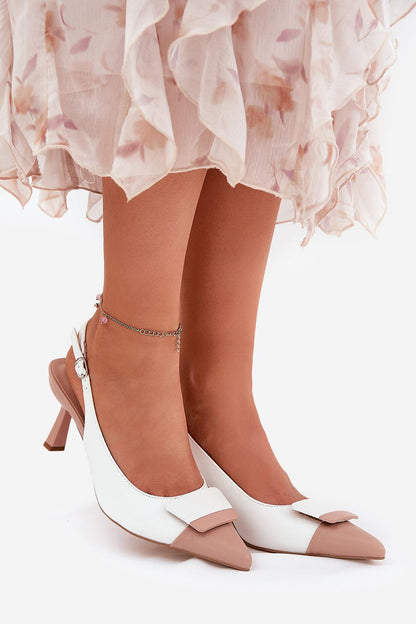   Szpilki Model Ottoles 55-A12 White - Step in style 