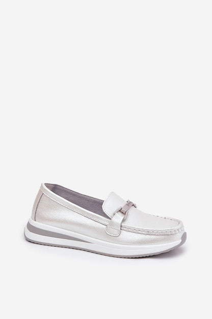   Mokasyny Model S.Barski GR51-598 Perła - Step in style 