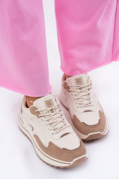   Buty Sportowe Model Big Star RR274A216 HI-POLY SYSTEM Beige - Step in style 
