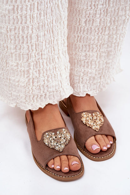  Sandały Model S.Barski KV27-018 Dark Beige - Step in style 