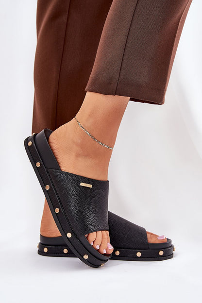  Sandał Klapki Model Big Star RR274214 Black - Step in style 