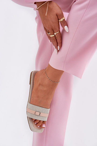  Sandał Klapki Model Zilina N75-60 Beige - Step in style 