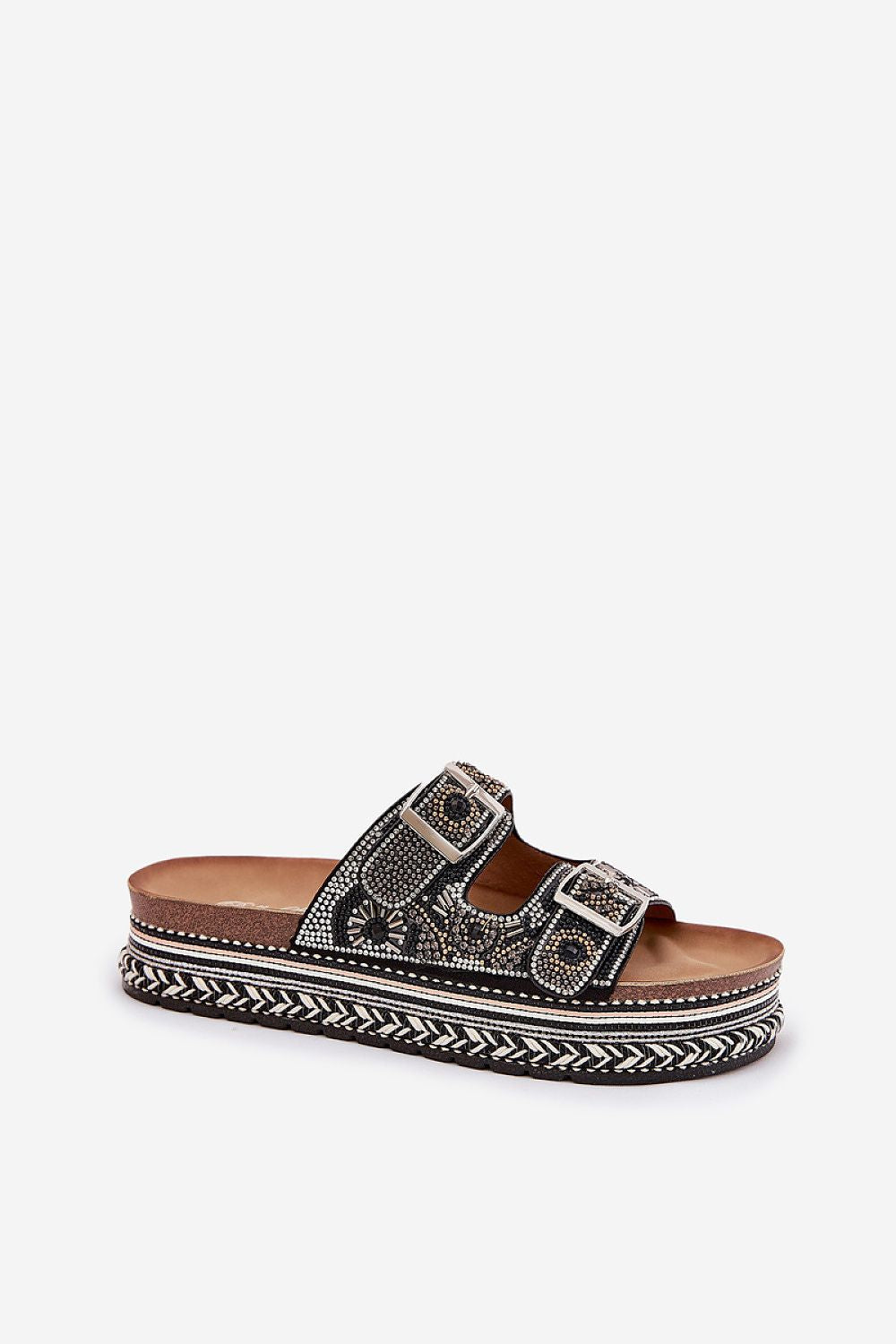  Sandał Klapki Model Mellene W249 Black - Step in style 