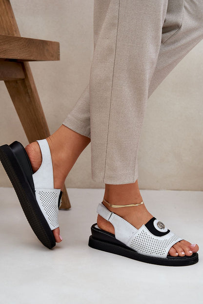  Sandały Model Isnnoria RMR2267-2 Silver - Step in style 