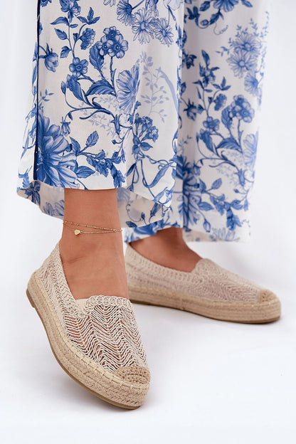   Espadryle Model Vinceza 17392 Beige - Step in style 
