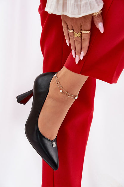   Czółenka Model Vinceza 62222 Black - Step in style 