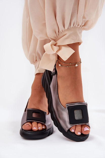  Sandały Model Artiker 56C2158 Grafit - Step in style 