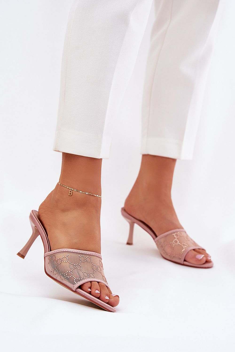  Sandał Klapki  Model Ennoriel UC-157 Szampan - Step in style 