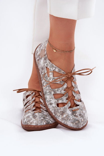   Baleriny Model Maciejka 06835-25/00-1 Gold - Step in style 