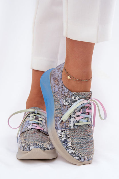   Półbuty Model Maciejka 06776A-06 Blue - Step in style 