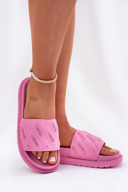  Sandał Klapki Model Big Star RR274A541 Pink - Step in style 